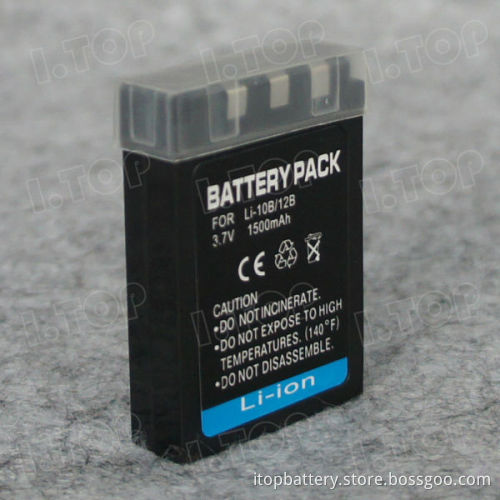 Portable battery pack for Li-10B 12B Olympus batteries,3.7V 1500mAh, Made in china